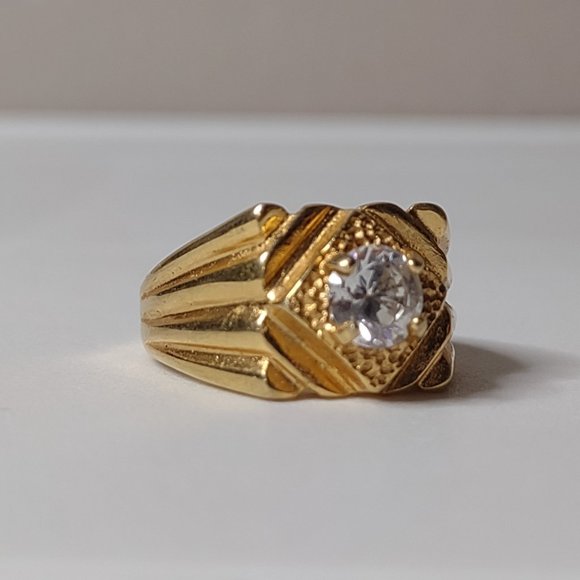 Very Pretty Size 9.5 14k HGE Ring - Picture 1 of 10
